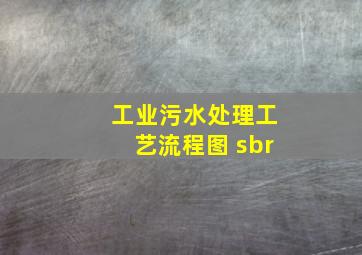 工业污水处理工艺流程图 sbr